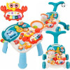 Детская каталка-ходунки 2в1 Limo Toy HB 0008 AB с баскетбольным кольцом, игровым столиком, бизибордом и музыкальным пианино