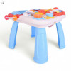 Детская каталка-ходунки 4в1 HUANGER HE0826-27: толокар, самокат, игровой столик с бизибордом и баскетбольным кольцом, музыкальные и световые эффекты