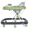 "Дитячі ходунки El Camino Happy Me Lemon Green 1049: регульована висота, знімна панель, світло та музика"