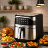 Аерофрітюрниця Hoffmans HM-788 12L з двома ТЕНами, 2400W, сенсорним керуванням та 12 режимами