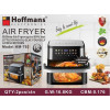 Аэрофритюрница Hoffmans HM-792 15L 2400W с 12 программами, тефлоновым покрытием и сенсорным управлением.