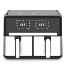 Двокамерна аерофритюрниця Sokany SK-10041, 3000 Вт, 10 л, сенсорне керування