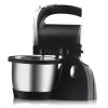 Миксер с чашей Hoffmans HM-6630 1000 Вт, планетарный миксер 3 л, 5 скоростей, турбо, венчики и крюки