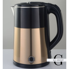Чайник электрический из нержавеющей стали DOMOTEC MS-5029 GOLDEN