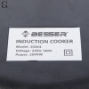 Инфракрасная плита Besser 10363 с ударопрочной стеклокерамической поверхностью, 28х36 см, 2000 Вт