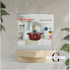 Кастрюля Top Kitchen красный 28 см