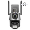 Камера відеоспостереження PTZ вулична WiFi P11 (3MP+3MP) (ICSEE)