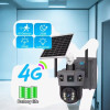 Автономна Камера відеоспостереження вулична 4G на сонячній батареї та акумуляторі