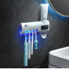 Автоматичний диспенсер-стерилізатор для зубних щіток та пащі Toothbrush Sterilizer NJ-244, UV-дезінфекція, аккумулятор