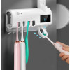 Автоматичний диспенсер-стерилізатор для зубних щіток та пащі Toothbrush Sterilizer NJ-244, UV-дезінфекція, аккумулятор