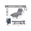Раскладная кровать с ножками/раскладушка 1 (5/4,кг) (200*70*30)