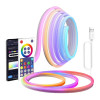 Умная LED Neon RGB неоновая лента 5 м USB с пультом и приложением, гибкая декоративная подсветка