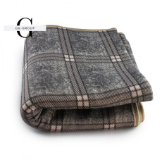 Простынь электрическая Electric Blanket 150х180см (клетчатая, Серая)