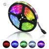 Світлодіодна стрічка 5050 RGB - 16 кольорів, IP65, 55 люмен, 9000 годин роботи від USB 5V з Bluetooth та мобільним додатком