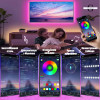 Світлодіодна стрічка 5050 RGB - 16 кольорів, IP65, 55 люмен, 9000 годин роботи від USB 5V з Bluetooth та мобільним додатком