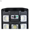 Солнечный уличный прожектор 228 LED W7101A-8 с датчиком движения и дистанционным управлением