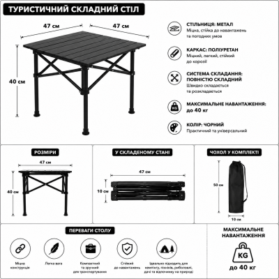 Палатка для кемпинга автоматическая с мебелью, столом и 2 стульями. №1