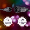 Гірлянда вулична стрічка світлодіодна Дюралайт 900 LED 50м морозостійка прозорий дріт Мультиколор