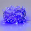 Гирлянда нить 22м на 500 LED лампочек светодиодная прозрачный провод 8 режимов работы