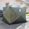 Палатка зимняя утепленная "Куб" 4-х местная LUGI (210х210х210), Зимняя палатка для рыбака кемпинга и путешествий