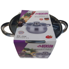 Каструля з кришкою Benson BN-598 (ємність 5.1 л)