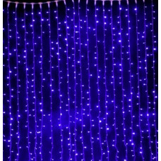 Світлодіодна гірлянда Водоспад 3*2м 350 Led Синій від мережі 