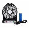 Міні вентилятор mini fan з акумулятором (Black)