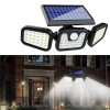 Вуличний ліхтар на сонячній батареї з датчиком руху Split solar wall lamp NF-866/1725 (FL-1725A)