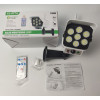 Вуличний ліхтар на сонячній батареї з датчиком руху та пультом SOLAR MONITORING LAMP CL-877A у вигляді камери