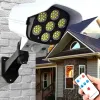 Вуличний ліхтар на сонячній батареї з датчиком руху та пультом SOLAR MONITORING LAMP CL-877A у вигляді камери