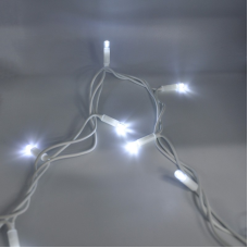 Гірлянда-нитка (String-Lights) 3.3M100L-W-1 зовнішня, пров.:білий, 10м (Білий)