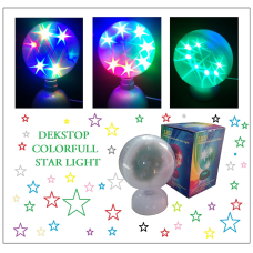 Світлодіодний обертовий диско шар світильник LED Desktop Colourful Star LIght