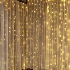 Світлодіодна гірлянда Водоспад 3*2м 240 Led Теплий Білий