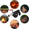 Ручний фен для барбекю BBQ-40W, портативний вентилятор для розпалювання вугілля без батарей