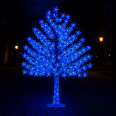 Світлодіодне дерево Сакура 1.8 м Синя  500 LED діодів IP44 для вулиці та приміщень