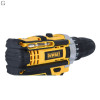 Шуруповерт аккумуляторный DeWalt 21V с набором инструментов в кейсе, 2 аккумулятора 2.0Ah
