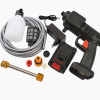 Мийка акумуляторна високого тиску KRAFFTEC 48V, 2 акумулятори, пінна насадка, шланг 5 м, кейс