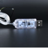 Гірлянда Rossa 50м 500 LED теплий жовтий + RGB, пульт, USB, мідний зелений провід