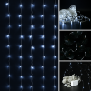 Гірлянда штора Крапля 160 LED 2×2 м, біле світло, 8 режимів, 220V