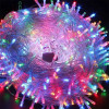Світлодіодна гірлянда Нитка 800 Led прозорий шнур 40 метрів Мульті