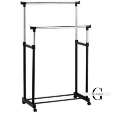 Вішалка підлогова стійка Double Pole Clothers Horse (30 кг) подвійна