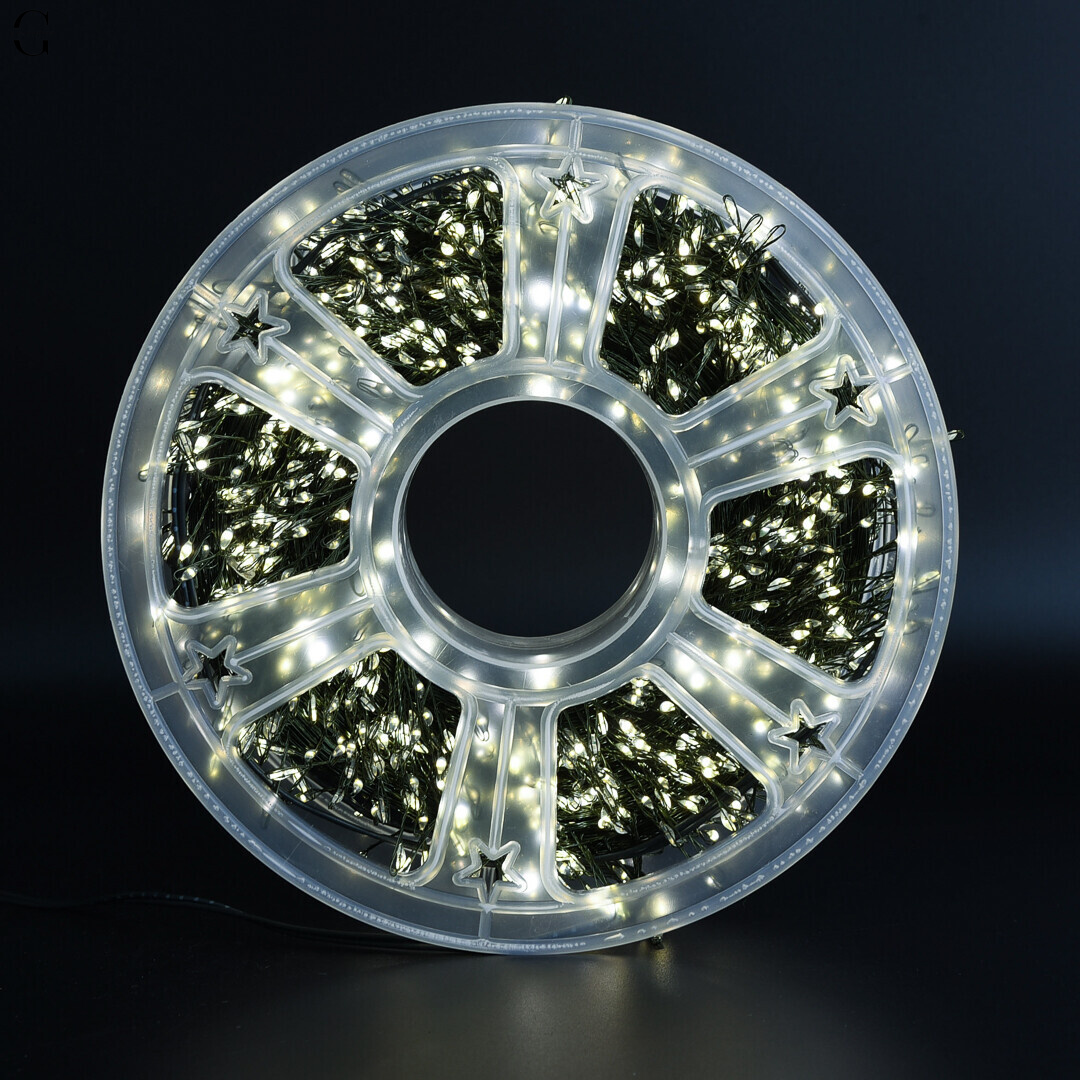 Світлодіодна  Роса Мішура  гірлянда LUX “Mini-LED” 50 м / 1500 діодів, IP44, 