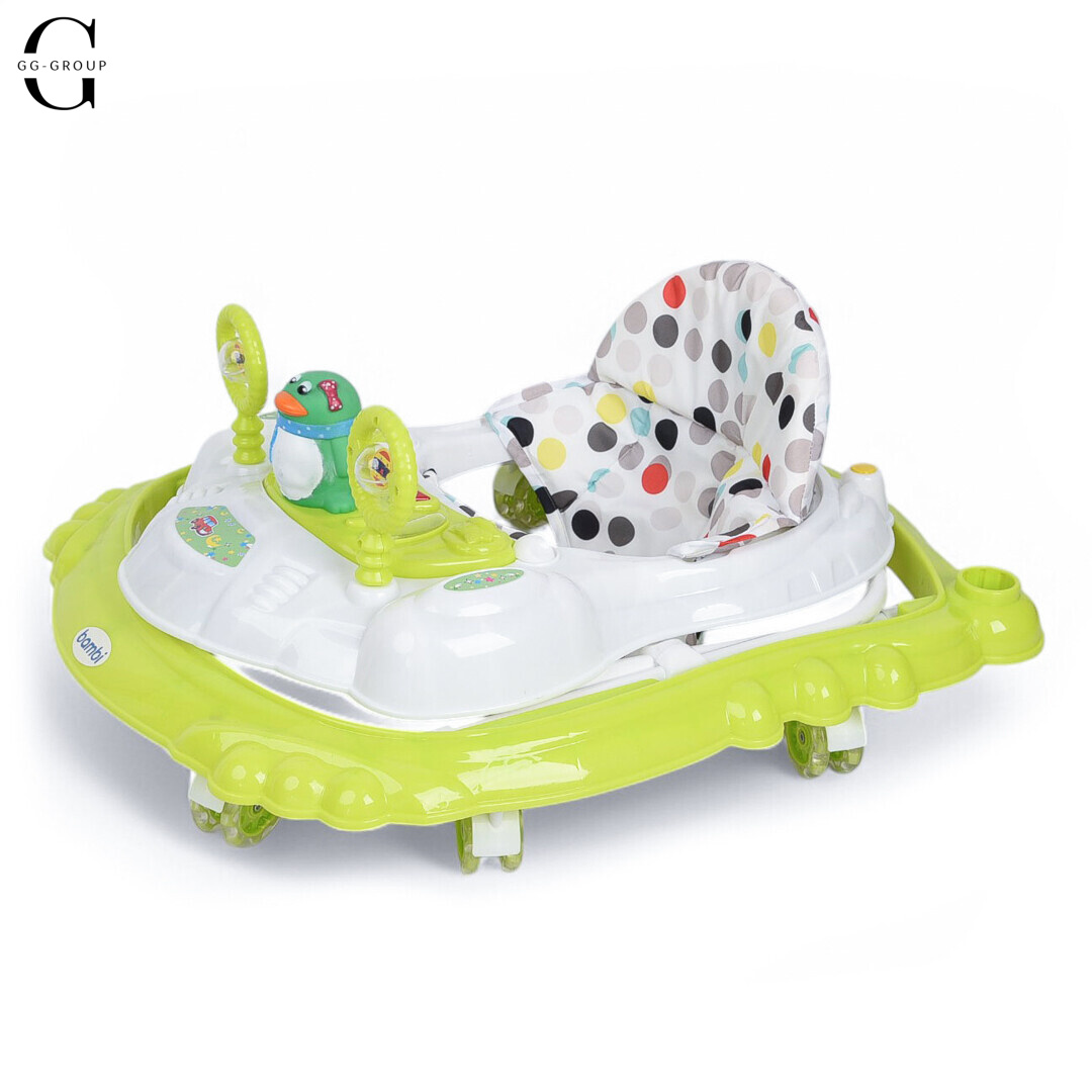Детские ходунки Bambi M3168 Penguin салатовые усиленные