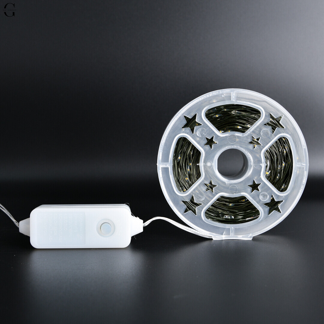 Гірлянда Роса 100 м / 1000 High-Brightness LED, IP44 живлення 220В, котушка