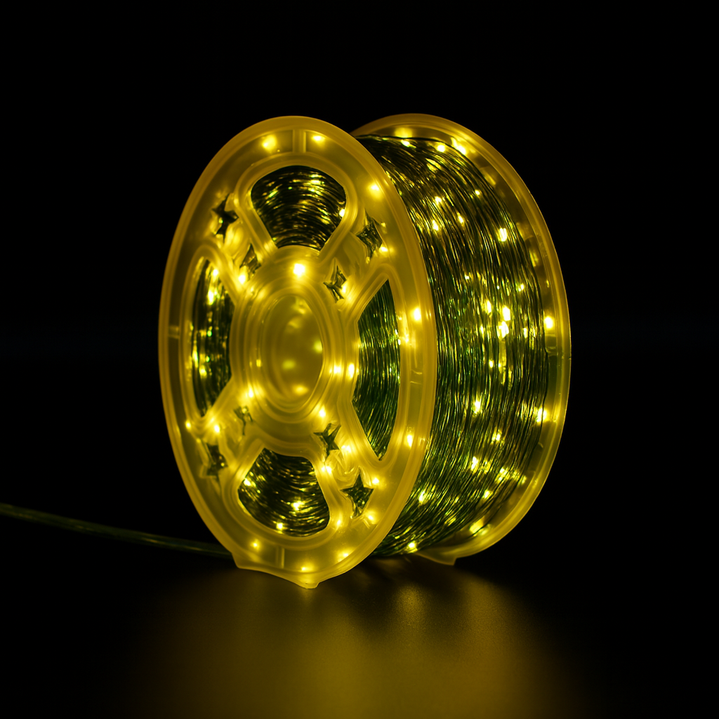 Гірлянда Роса 100 м / 1000 High-Brightness LED, IP44 живлення 220В, котушка