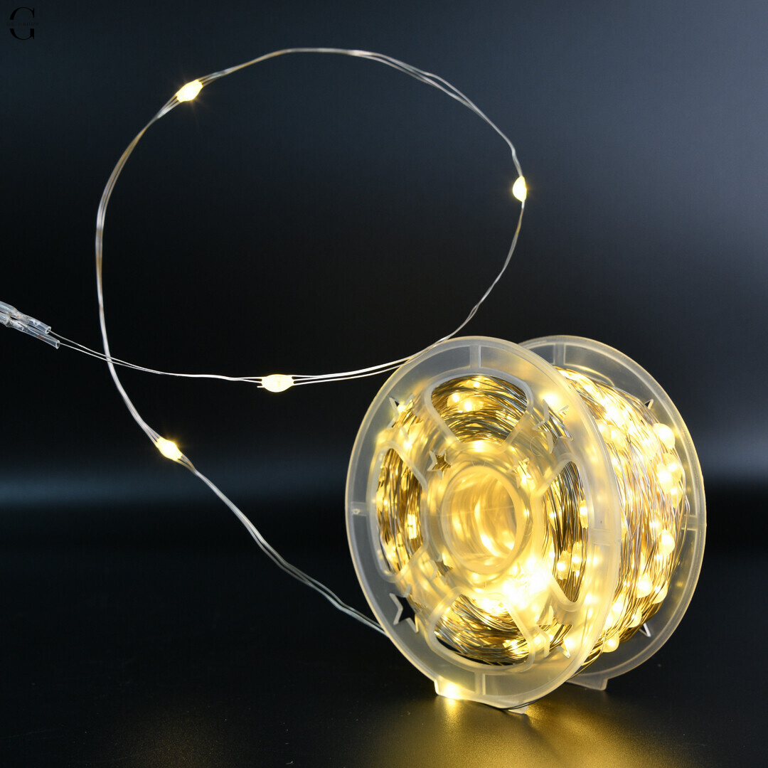 Гірлянда Роса 100 м/1000 LED (Тепло біле світло, IP44, High-Brightness LED)