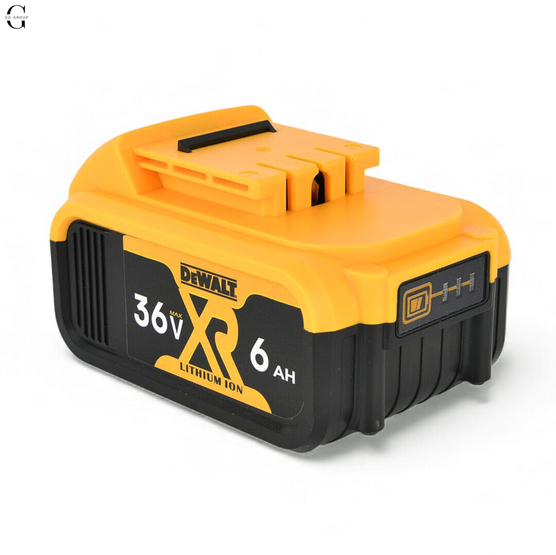 DeWALT гайковерт акумуляторний 36V безщітковий з кейсом, 2×5Ah акумуляторами 