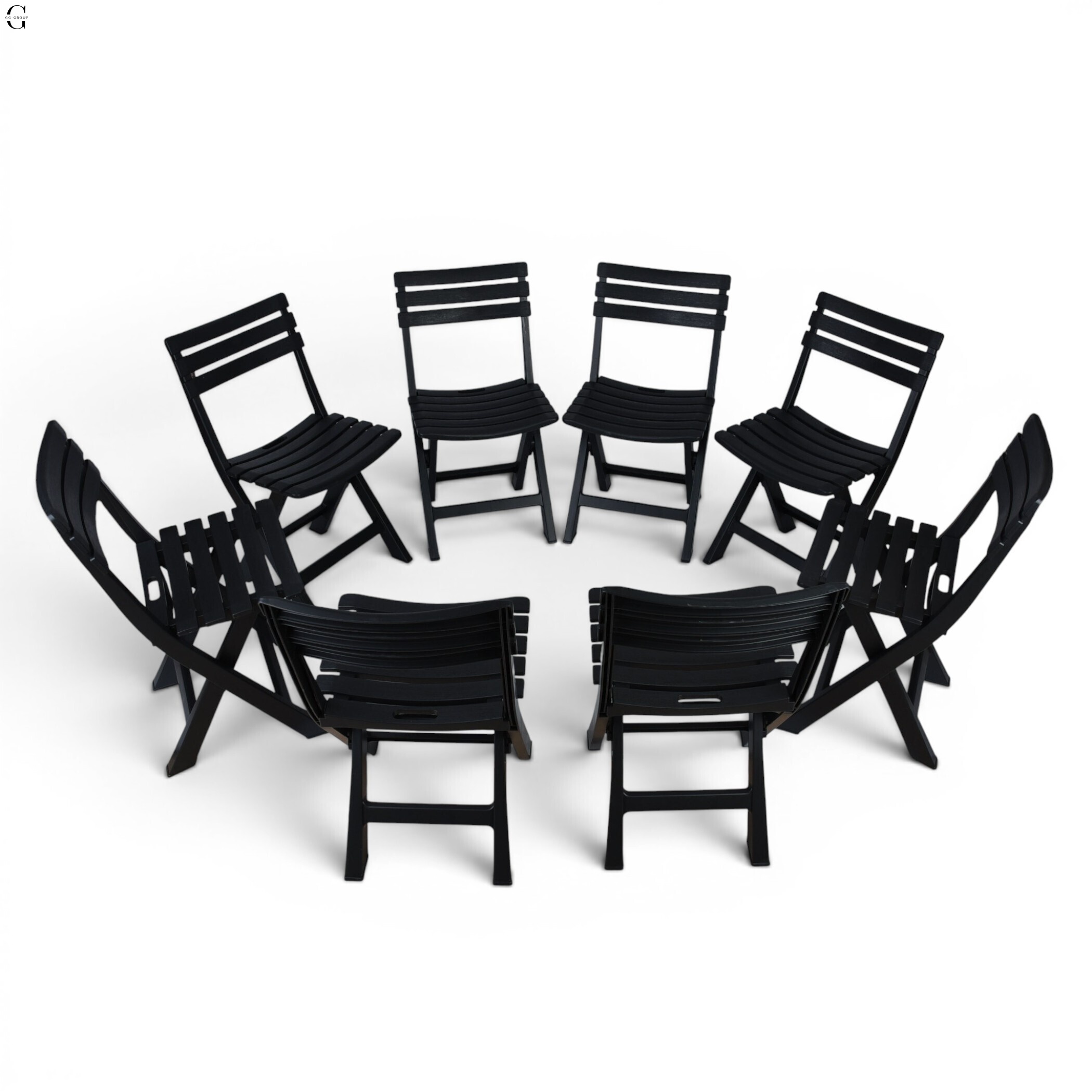 Кемпинговый комплект Travel Table Set – складной стол HDPE 180 см и 8 туристических кресел