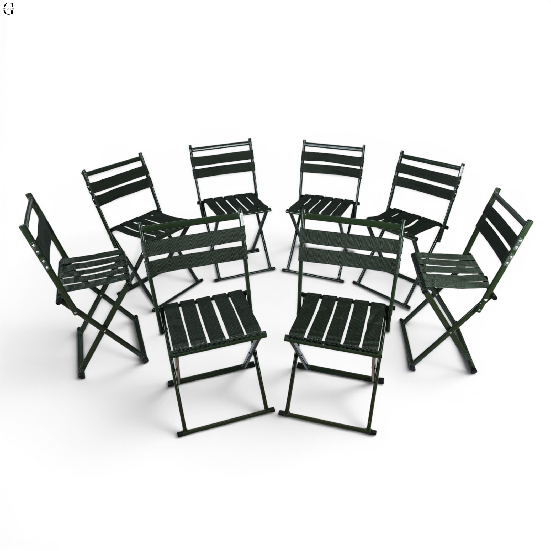 Кемпинговый комплект Travel Table Set – складной стол HDPE 180 см и 8 туристических кресел