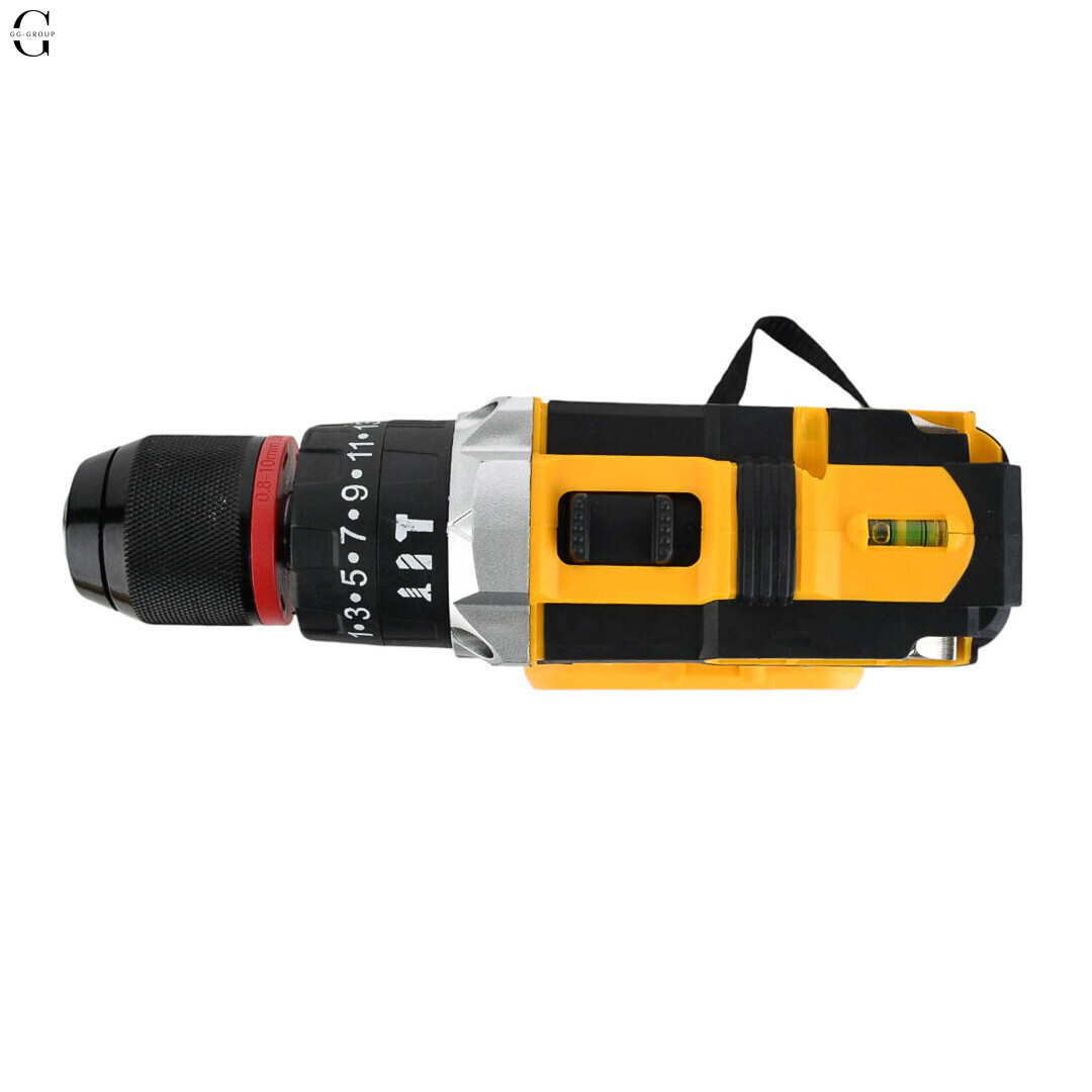 Шуруповерт ударний DeWALT 21V + 2 АКБ 2Ah + Металевий патрон 